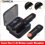 Comica Vimo S 2.4G Dual Channel Mini Wireless Lavalier Microphone for Smartphone