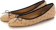 [EVOL] Evor Women's Round Flat Ballet Pumps, Lightweight, Cushioned,