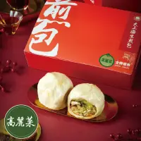 在飛比找博客來優惠-【士林夜市大上海生煎包】經典高麗菜包(8顆裝/盒)x1盒