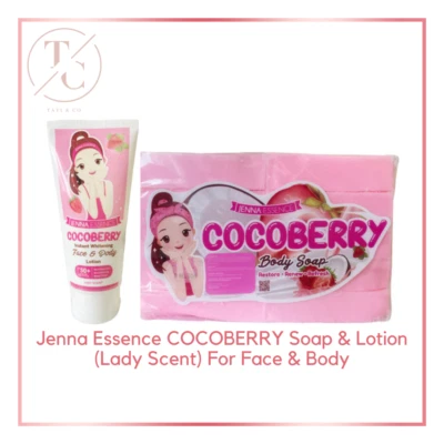 Jenna Essence COCOBERRY Soap & Lotion (Lady Scent) For Face & Body