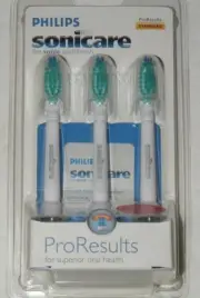3 PACK of SONICARE FLEXCARE PRORESULTS REPLACEMENT TOOTHBRUSH HEADS SONIC CARE
