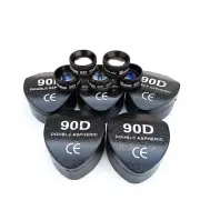 Lot Of 5 Slit Lamp Lens 90D Black Color For Diagnose
