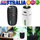USB Car Air Purifier Diffuser Aroma Humidifier Mist Led Night Light Home Car