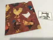 Book,Small iPad Fabric Sleeve Machine Washable 28cmx22cm ON THE FARM