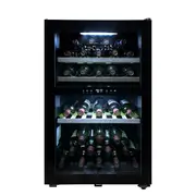 Lecavist 56 Bottle Wine Fridge Dual Zone Black LKS56VN2Z