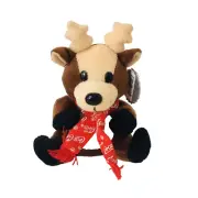 Coca Cola Reindeer Bean Bag Plush w/ Coca Cola Scarf 1998 E1-133