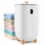 Costway 35L Large Towel Warmer Bucket for Wet Tower w/20-90Min Timer & 2-5H Drying Mode