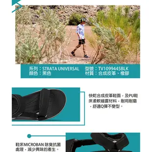 【TEVA】男 Strata Universal 登山健行運動涼鞋/雨鞋/水鞋-黑色 (原廠現貨)