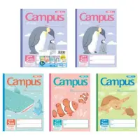 在飛比找momo購物網優惠-【KOKUYO】Campus方格筆記本B5(海洋動物4入)