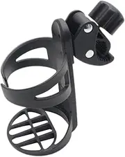 GREENADSCAPE Cup Holder for Stroller Lightweight Rotatable Drink Holder Compatible with Bikes Wheelchairs Prams for Water Bottles
