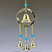 Bell in Ring Brass Wind Chime windchime with Beads