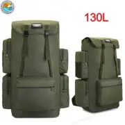 Large Camping Backpack Travel Outdoor Luggage Hiking Tactical Army Shoulder Bag