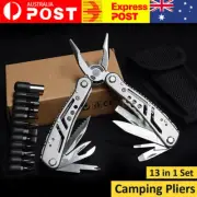 Multi Tool Pocket Knife Pliers Multitool Army Survival Gift Idea Mens Camping