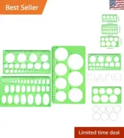 Lightweight and Sturdy Circle Template Set - Perfect for Digital and Drafting