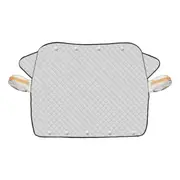 Car Windscreen Cover Winter Windshield Snow Cover Car Frost Windscreen Cover With Side Mirror Covers Thick Magnetic 160*145cm