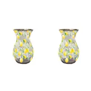 2PK Gibson Gifts Lemon Grove Flower Vase Home/Kitchen Decor