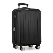 Elite Dori 20" Carry-on Hardside Expandable Lightweight Spinner Luggage - Black