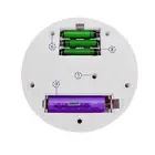 3 Speeds Electric Rotating Display Stand Mirror Turntable Jewelry Holder Battery