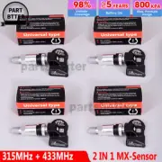 4pcs MX-Sensor 315MHz & 433MHz Programmable TPMS Universal Tire Pressure Sensor