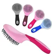 Horse Mane And Tail Brush, Professional Mane And Tail Brush With Humanized Handle, Humanized Handle Mane And Tail Brush For Thick, Curly Or Fine Equine Hair