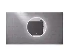 600/800mm 3 Color Back&Front lit Round LED Frameless Mirror Defogging Easy Hook