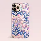 iPhone 16 15 14 13 12 Pro Max Plus Case Shockproof Clear Floral Leaves Cover