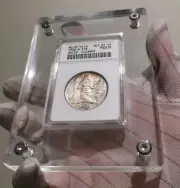 Crystal Acrylic Display Frame Box Storage Case For ANACS Soap Box Coin Holders