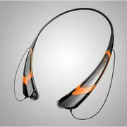 Newest Wireless Bluetooth 4.0 Stereo 760 Headset Headphone For Samsung iPhone LG - Black + Orange