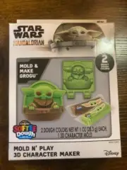 Cra-Z-Art Softee Dough STAR WARS MANDALORIAN GROGU Mold N Play 3D Figure Maker