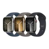在飛比找Yahoo奇摩購物中心優惠-Apple Watch S9 45mm (GPS+Cellu
