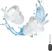 EARHOPE Waterproof Swimming Ear Plugs, Reusable Water Protection Earplugs for Swimming, Surfing, Snorkeling | 3-Flange Design for Ear Infection Prevention