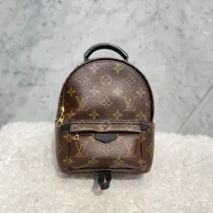 【翰貝格名牌館】二手真品 LV PALM SPRINGS MINI 原花 迷你 三用 後背包 M41562