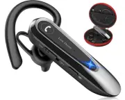 Bluetooth Earpiece Wireless CVC8.0 Headset for Cell Phone Dual Mic Noise Canc...