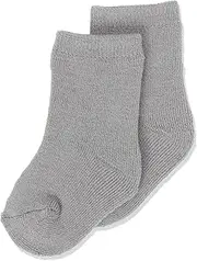 [Name It] Baby Boys NBMWAKSI Wool Terry XXIII Socks, Silver Filigree, 74 W / 80 L