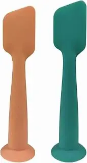 2 Pack Diaper Cream Soft Silicone Brush with Suction Base, Baby Bum Brush, Diaper Cream Spatula for Butt Paste Diaper Cream, Perfect for for Babies, Newborn
