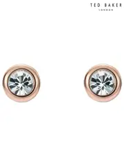 Ted Baker Pink Tone Sinee Mini Crystal Stud Earrings (AJ8792) | $46