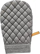 Ipetboom Exfoliating Bath Scrubber Towel Lightweight Dual Sided Back Scrubber for Men Dead Skin Removal Slip Design for Shower and Travel