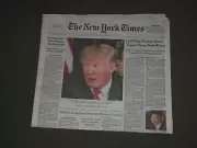 2017 AUGUST 9 NEW YORK TIMES - TRUMP WARNS NO. KOREA - GLEN CAMPBELL DIED
