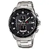 在飛比找遠傳friDay購物優惠-CASIO EDIFICE系列 終極元素太陽能電波運動錶-鋼