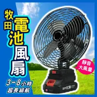 在飛比找momo購物網優惠-【DE生活】6吋鋰電風扇-不含電池 牧田電池通用(電風扇 充