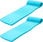 Sunsation 1.75” Thick Vinyl Coated Foam Swimming Pool Float Mat Adult Raft Loung