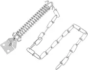 WOONEKY Storm Door Closer Chain Lock Heavy Duty Security Chain for Enhanced Windproof Protection Theft Design for Home Safety