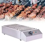 Electric Table Top Griddle, Indoor Electric Kabob Skewers Grill, 2800w Power Adopts Stainless Steel 5u Heat Pipe Temperature Control for Parties, Backyard BBQ, Camping
