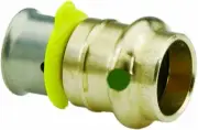 Viega 99620 PureFlow Zero Lead Bronze PEX Press ProPress Adapter with 1/2-Inch b
