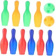 FOYTOKI 1Set Indoor Bowling Play of Fun Bowling for Pink Yellow for Family Bonding Educational Play and Outdoor Activities Lightweight Portable Ball Game