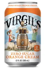 , Zero Sugar Orange Cream, Great Tasting Zero Calorie Keto Friendly Soda (24- 12