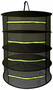 4 Layer Dryer Herb Drying Rack NetMesh Hanging Dryer Rack Dry Rack Net with Zipper