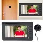 720P Peephole Viewer Door Camera 4.3in Screen 145 Wide View Angle Smart Visu Hot