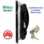 WHITCO Leichhardt Sliding Security Screen Door Lock-W865317 WITH CYL-FREE POST!