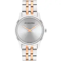 在飛比找PChome24h購物優惠-Calvin Klein 凱文克萊 CK 瑞士製晶鑽女錶-3